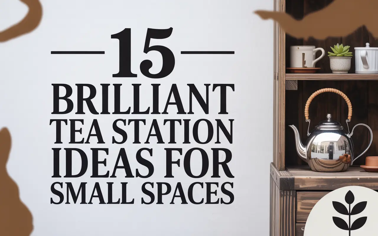 15 Brilliant Tea Station Ideas for Small Spaces