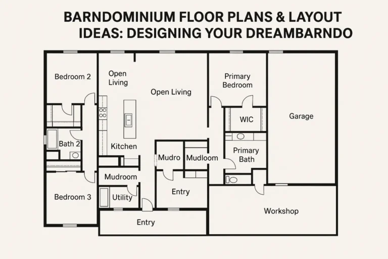 Barndominium Floor Plans & Layout Ideas: Designing Your Dream Barndo