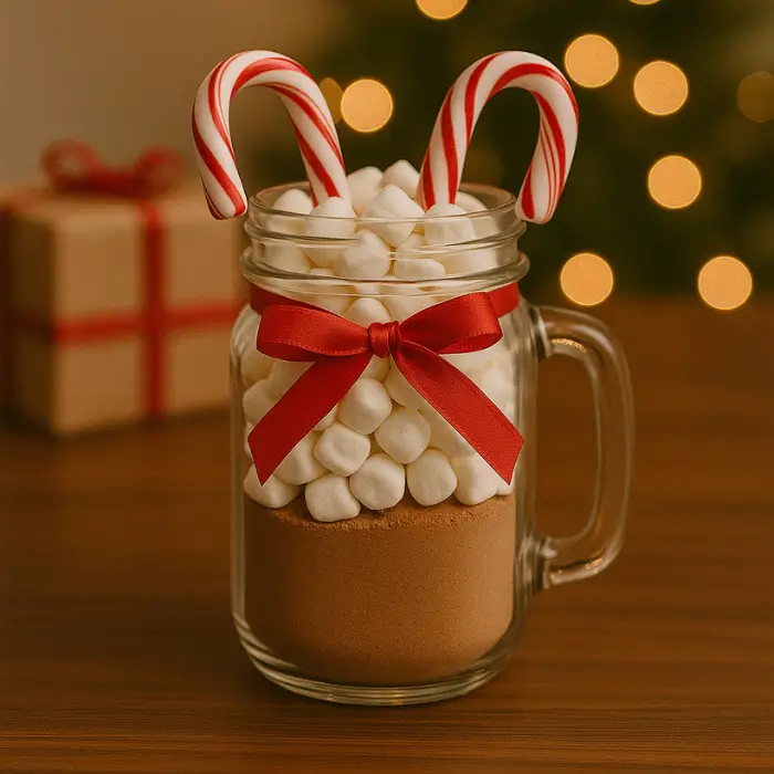 DIY hot chocolate kit Christmas coworker gift