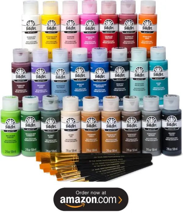 FolkArt Matte Acrylic Craft Paint Set
