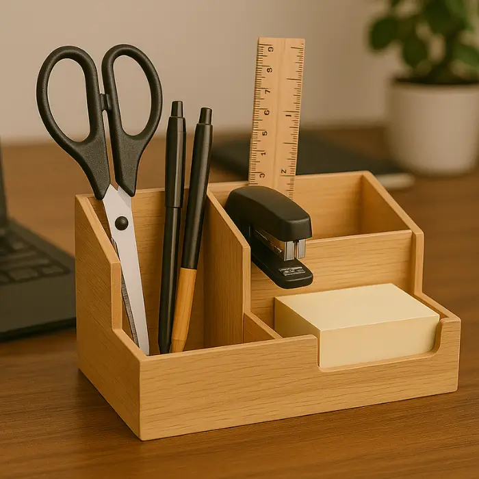 Stylish desk organizer Christmas gift for coworkers.