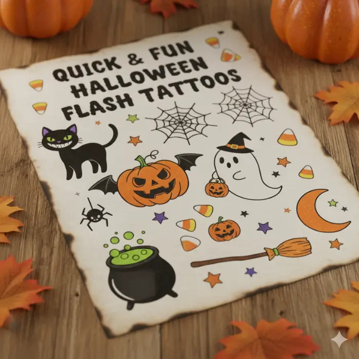 Quick & Fun Halloween Flash Tattoo