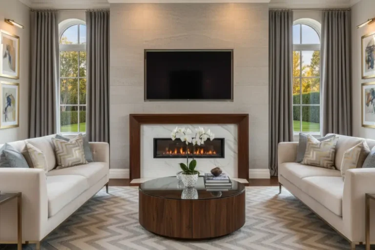 Fireplace Wall Ideas with TV: The Perfect Blend of Warmth and Style