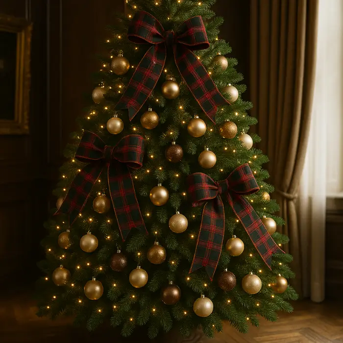 Signature Tartan Ribbon & Plaid Accents