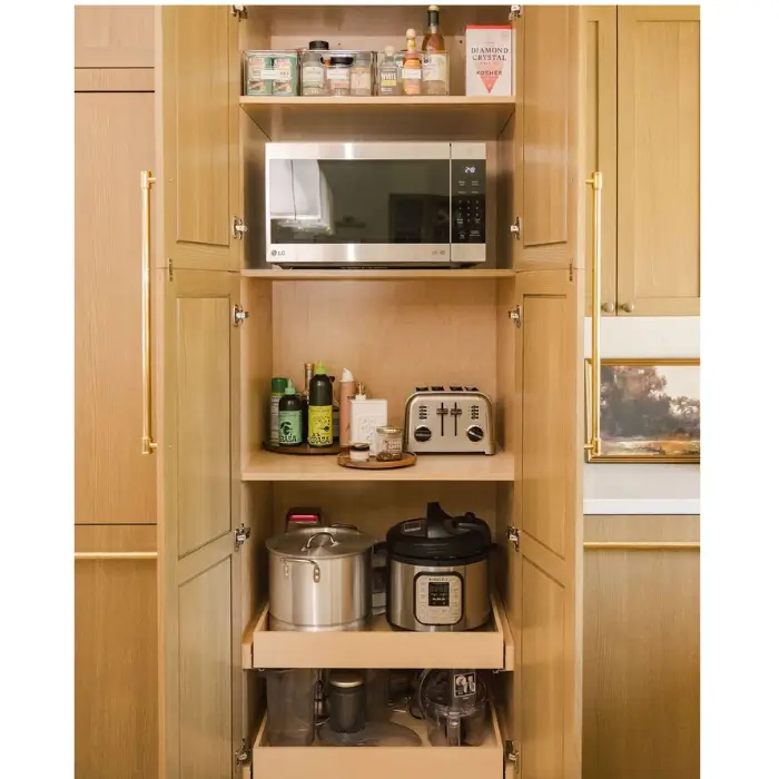 Use Vertical Shelves to Free Counter Space