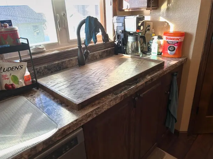 Sink Cover Board to Create Extra Room