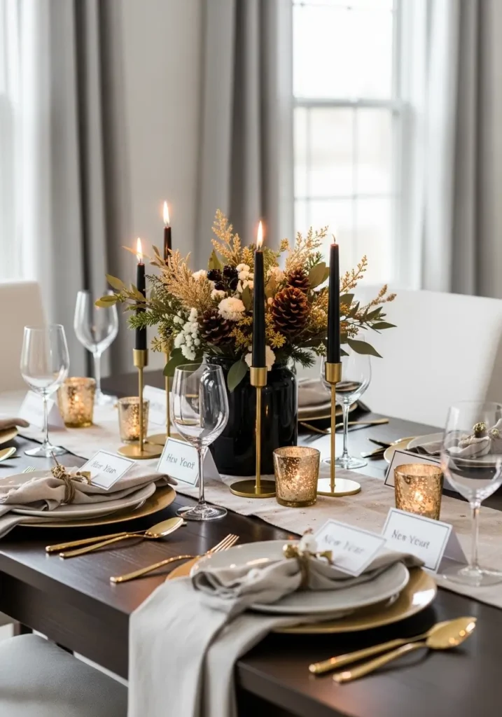 Create New Year Table Decorations That Feel Effortlessly Elevated