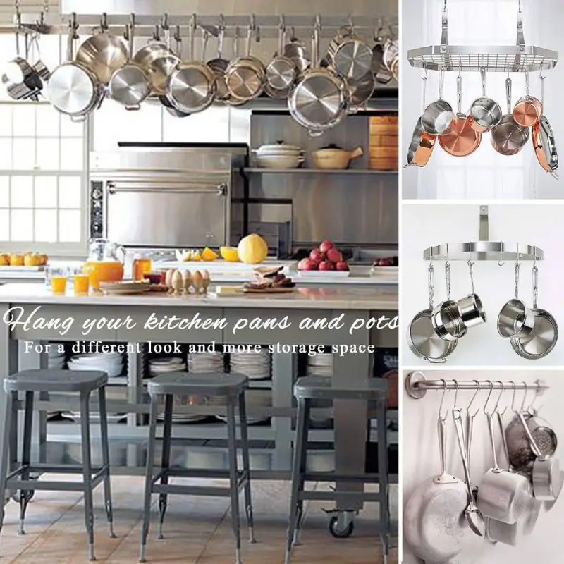 Hang Pots, Pans, and Utensils