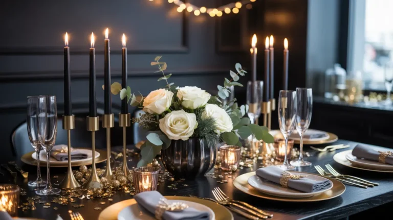 New Year Table Decorations That Feel Festive, Chic, and Easy