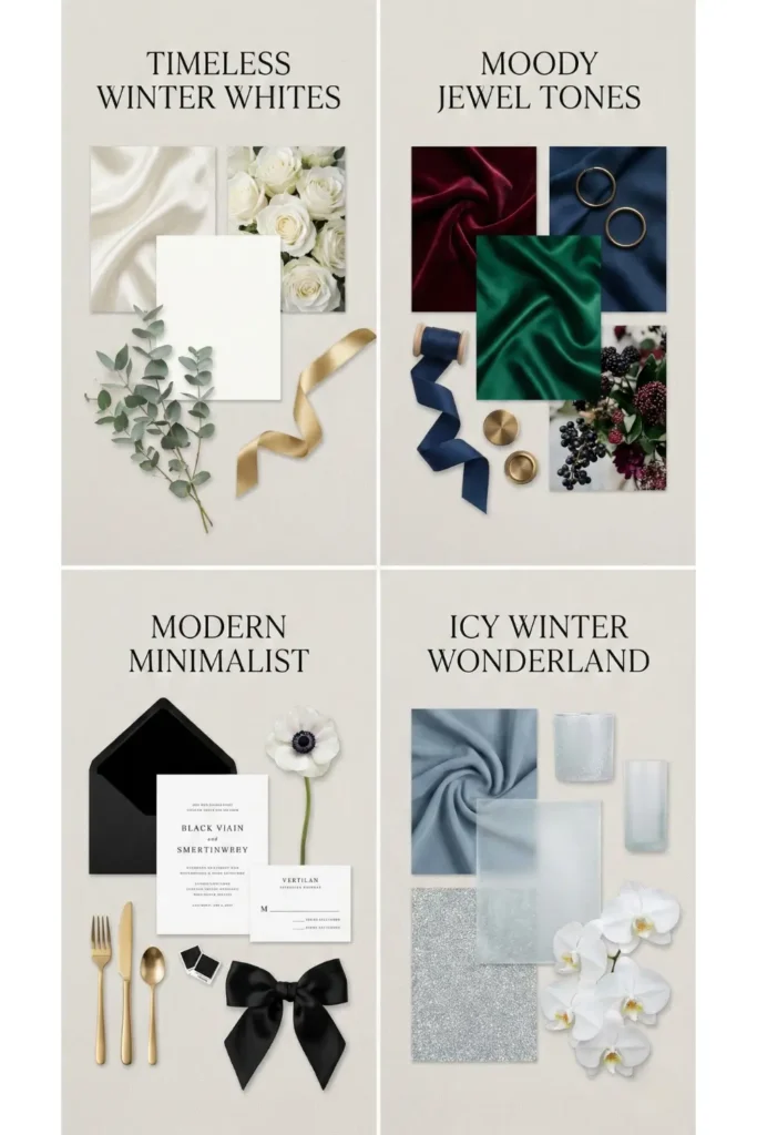 Pick a Photo-Friendly January Wedding Color Palette