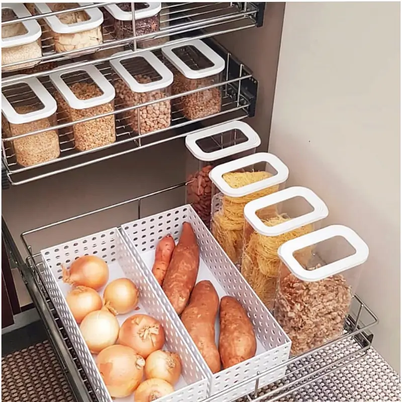 Pull-Out Drawers and Bins for Easy Access