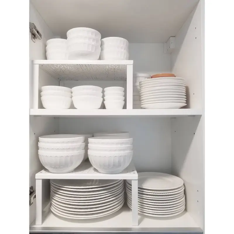 Shelf Risers for Extra Layers