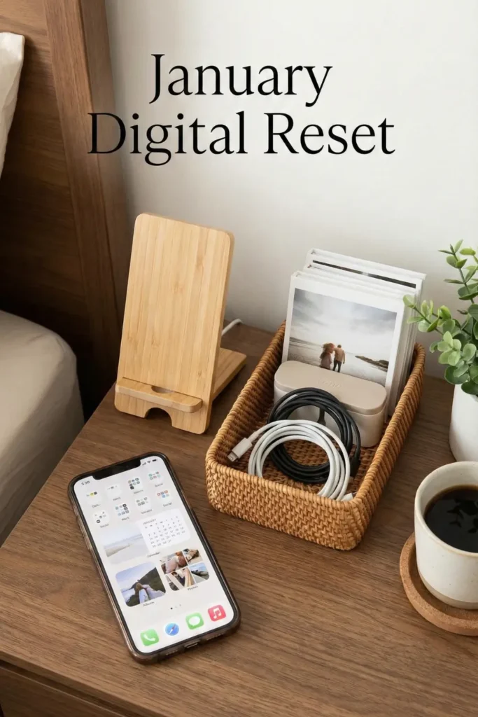 Digital Reset (Phone Photos, Apps, and Notifications)