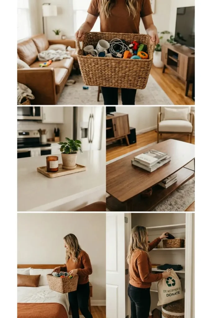 Do a 15-Minute Visual Reset (Clutter Sweep That Changes Everything)