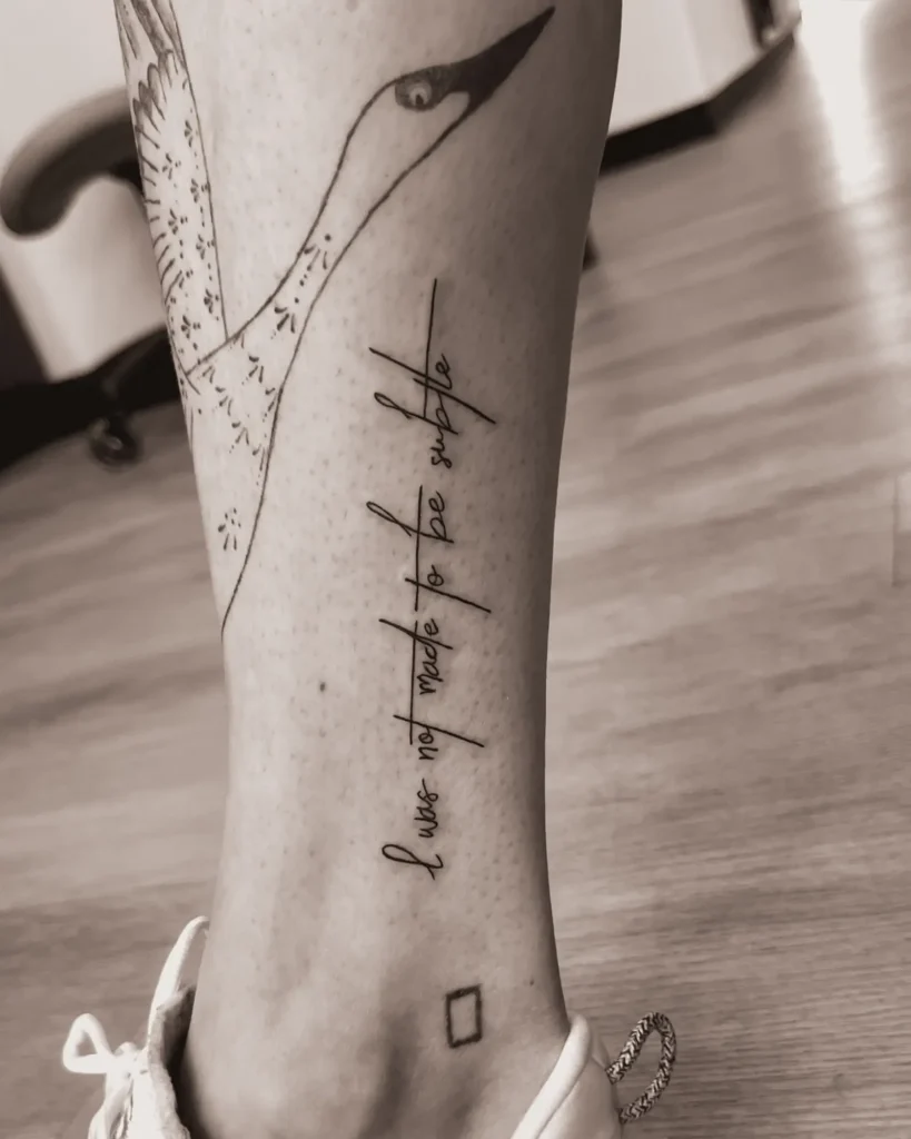 Fine Line Tattoos as Personal Affirmations