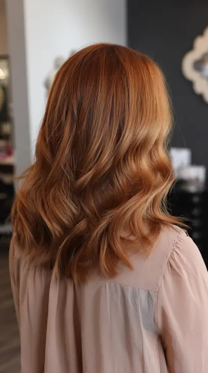 Soft Caramel Ginger Waves