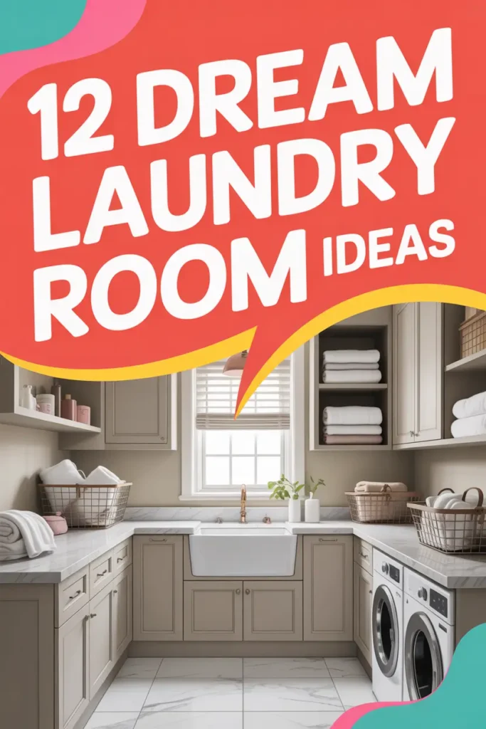 12 Dream Laundry Room Ideas for Busy Homes & Families