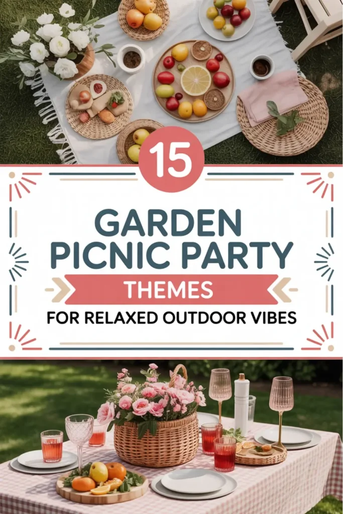 15 Garden Picnic Party Themes for Relaxed Outdoor Vibes